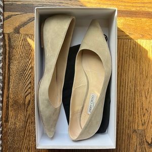Jimmy Choo Romy Flat Size 42 / 11 Chai Suede